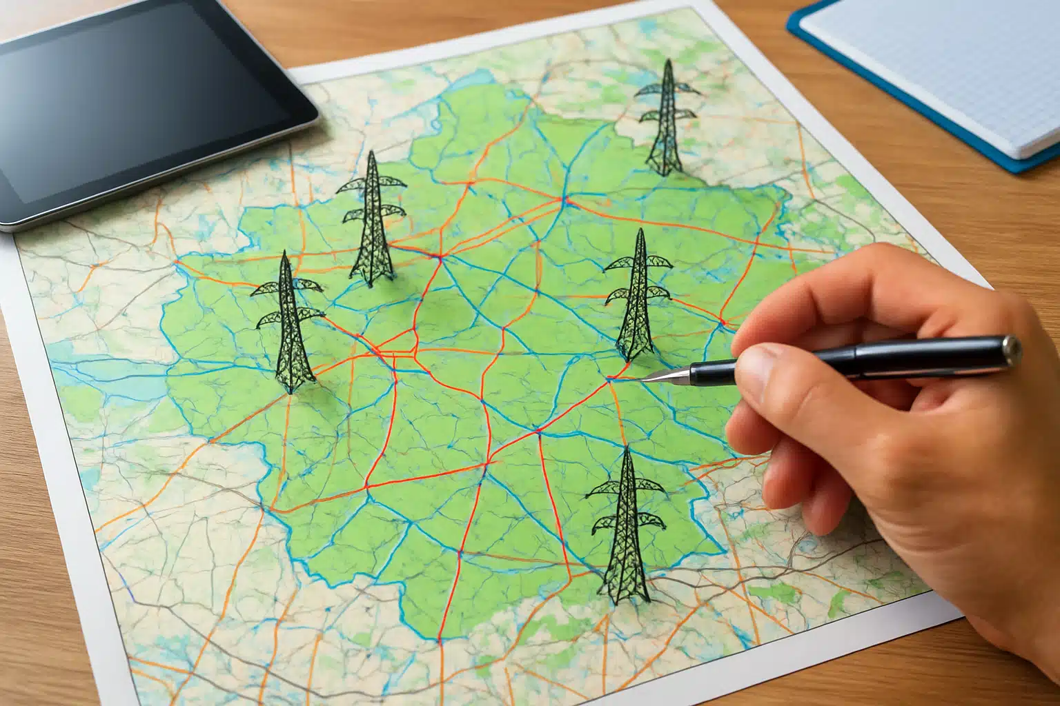 SIG et réseaux électriques : analyse territoriale pour dimensionnement optimal des infrastructures énergétiques